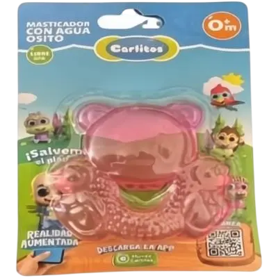 Masticador Agua Osito Carlitos 1 Unidad